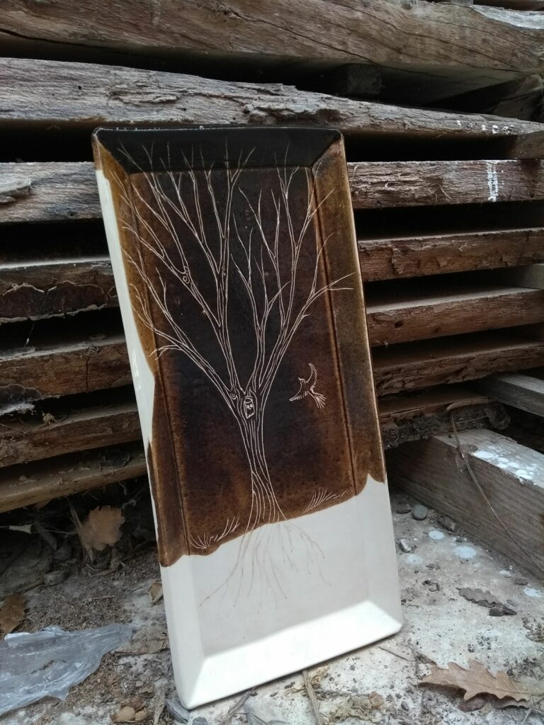 plat cake nature arbre